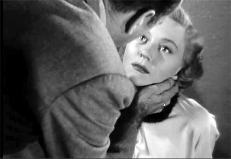 Bogart and Graham love scene