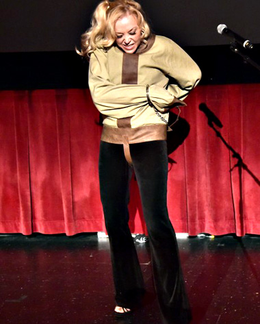 Dorothy Dietrich in straight jacket