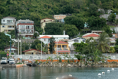 Architecture on French side of St. Martin