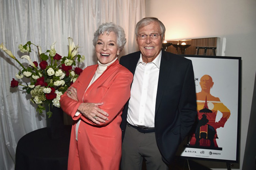 Lee Meriwether and Adam West