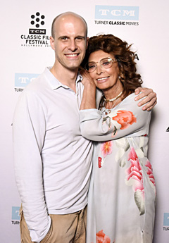 Sophia Loren and Edoardo Pointe